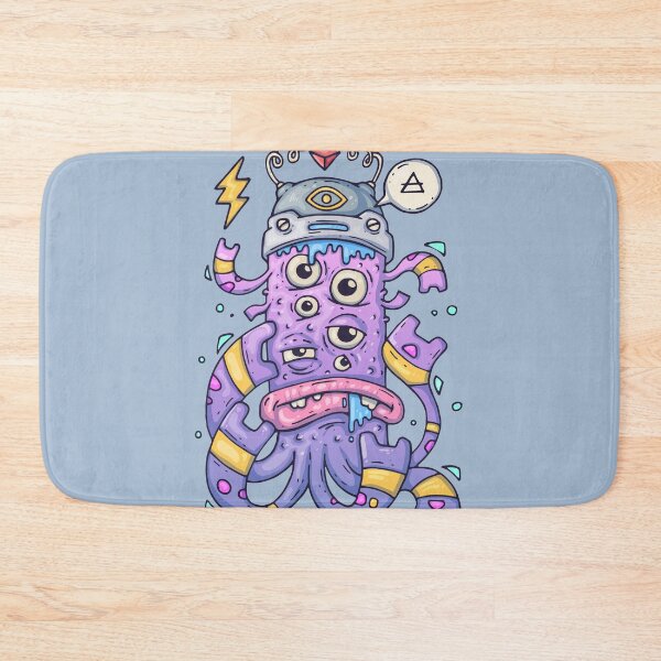 Item preview, Goofy purple monster designed and sold by andrewakyampong.