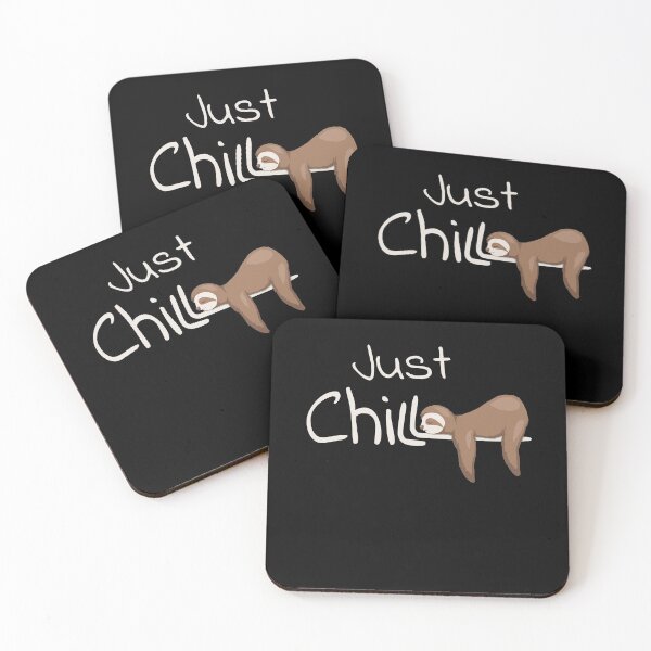 Item preview, Just Chill Sloth Cool Relaxing Anti Stress Novelty designed and sold by Skizzenmonster.