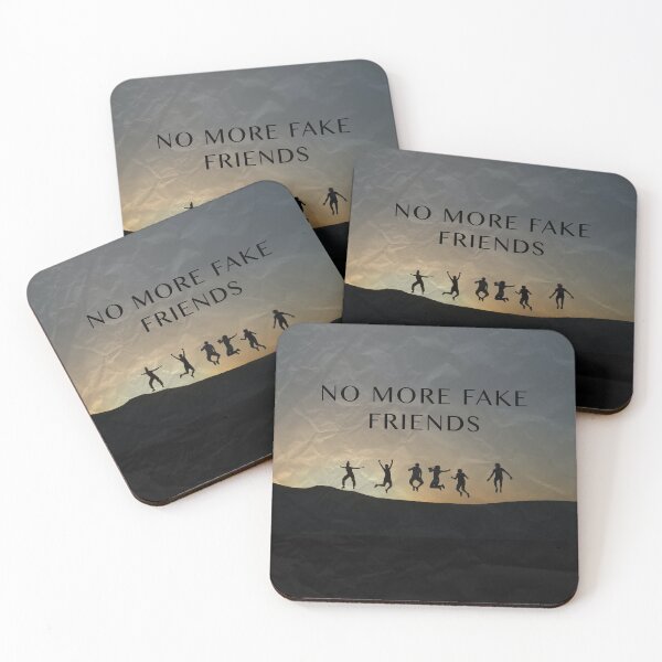 Item preview, No More Fake Friends Sunset Happy Herkie Jump Friendship Goodbye Graduation Resignation Gift Photograph Design designed and sold by CreatedbyJR.