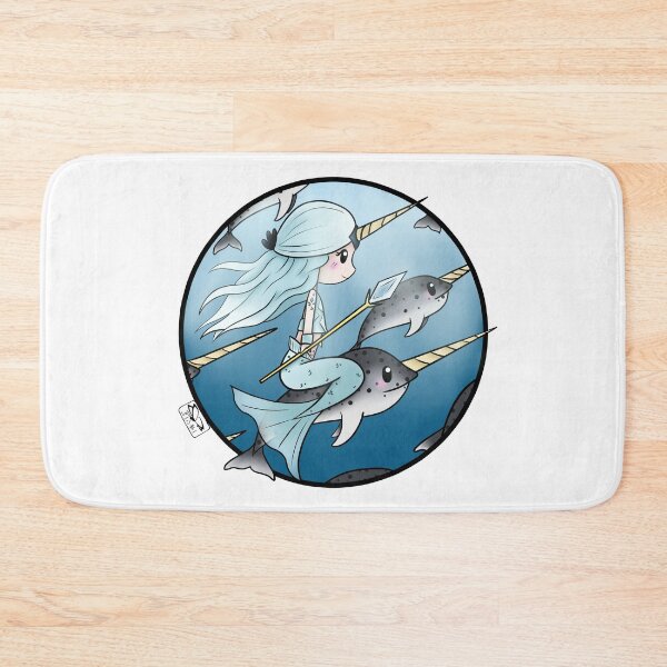 Item preview, Narwhal princess - Into the Mermaids World  designed and sold by rainbowcho.