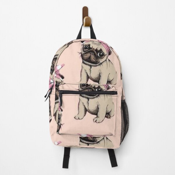 Item preview, Pug Dog Art Pugs puppy funny cute dogs in pink designed and sold by Coolstuff4you71.