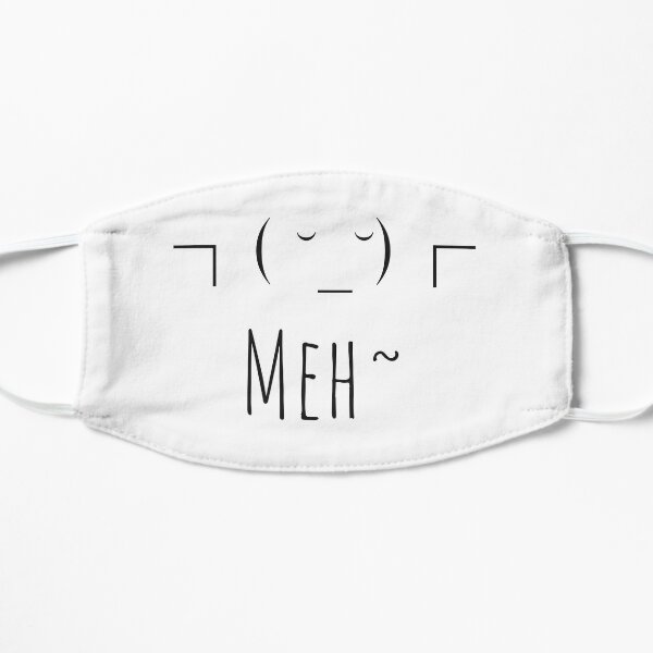Meh Emoji Emoticon Feelings Mask