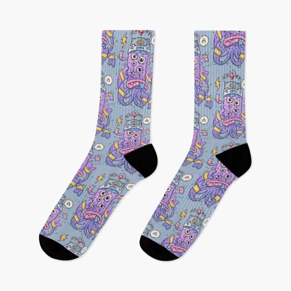 Item preview, Goofy purple monster designed and sold by andrewakyampong.