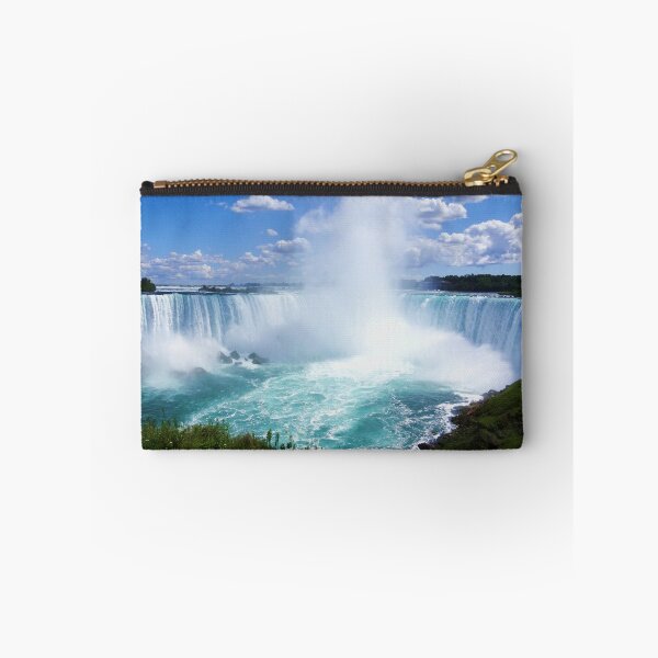 Item preview, The Horse Shoe Falls Waterfall Niagara Falls Canada Bright Sunny Day Beautiful Blue Aqua Color Photo Fine Art Print designed and sold by fineartprints1.