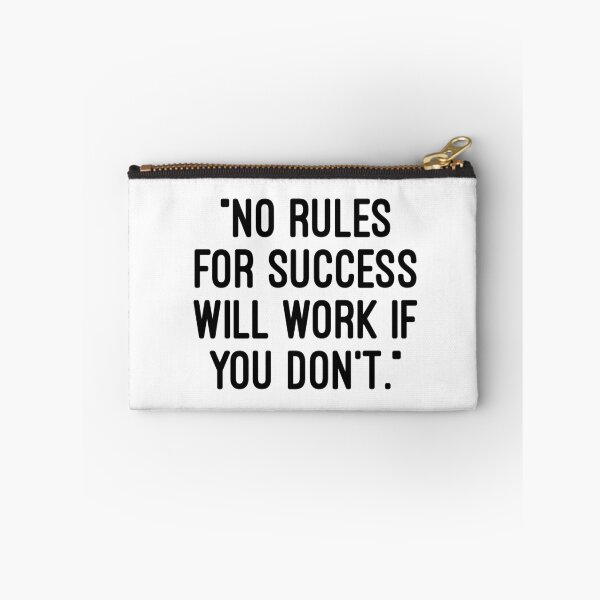 Item preview, No rules for success will work if you don't designed and sold by TheLifeInspired.