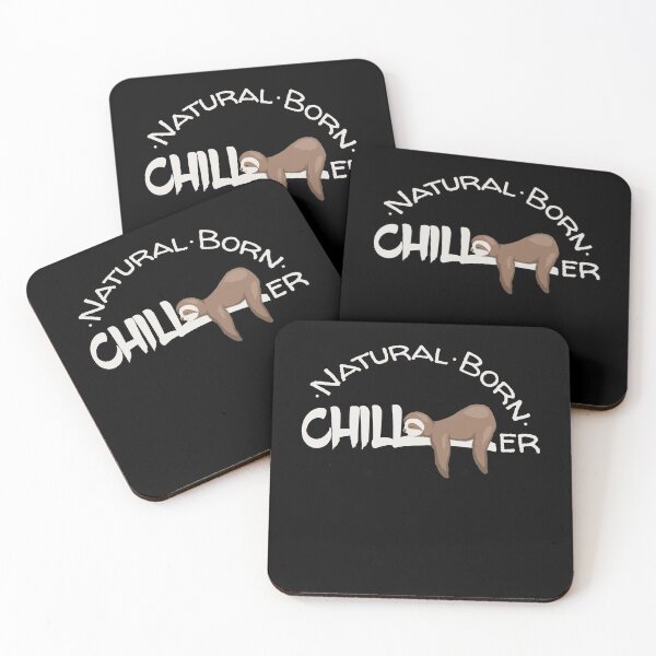 Item preview, Natural Born Chiller | Chilling Lazy Day Sloth designed and sold by Skizzenmonster.