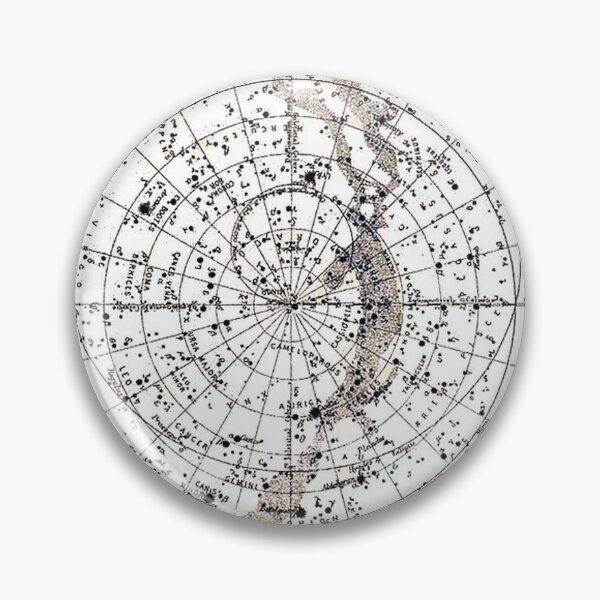 Item preview,  STAR CONSTELLATIONS : Vintage 1900 Galaxy Chart Map Print designed and sold by posterbobs.