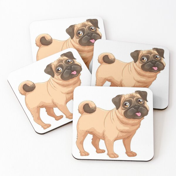 Item preview, Pug Dog Art Pugs puppy funny cute dogs  designed and sold by Coolstuff4you71.