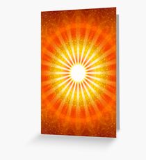 RAYS OF LIGHT - HEAVENS GATE Greeting Card