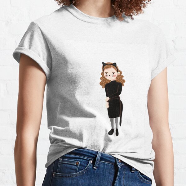 Pam Beesly Halloween Cat Costume Classic T-Shirt