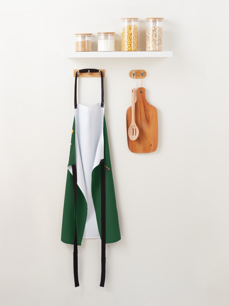 Evergreen Double Side Apron, Cheesehead