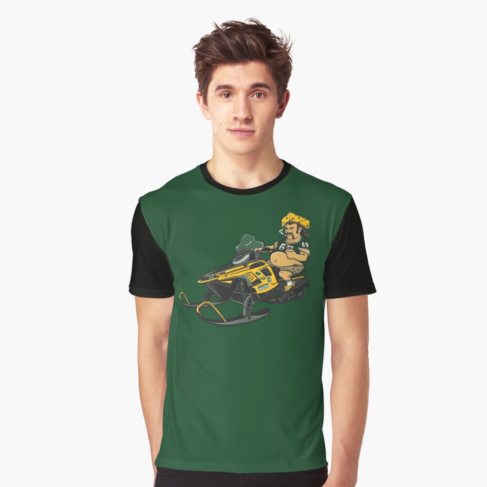 Green Bay Packers Cheese Head Superfan Graphic T-Shirt Dress for Sale by  Stayfrostybro