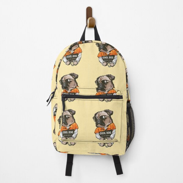 Item preview, Pug Dog Art Pugs puppy funny cute dogs in jail designed and sold by Coolstuff4you71.