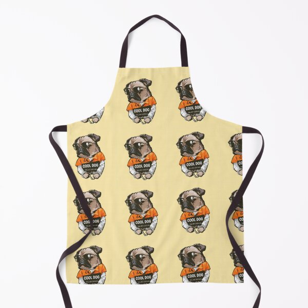 Item preview, Pug Dog Art Pugs puppy funny cute dogs in jail designed and sold by Coolstuff4you71.