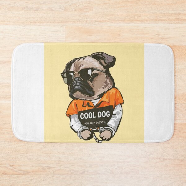 Item preview, Pug Dog Art Pugs puppy funny cute dogs in jail designed and sold by Coolstuff4you71.