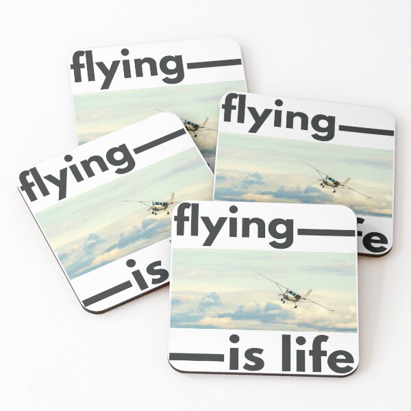 Item preview, Flying is Life - Small Airplane Flying designed and sold by jetmike.