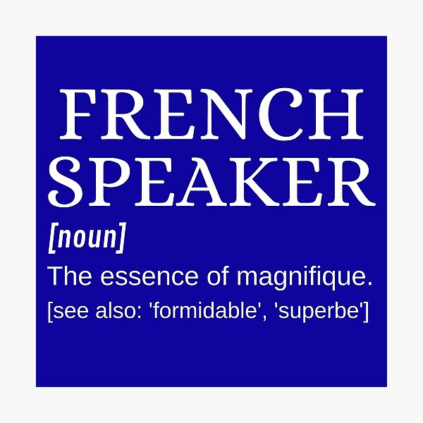 Item preview, French Speaker Dictionary Definition Magnifique  designed and sold by Time4German.