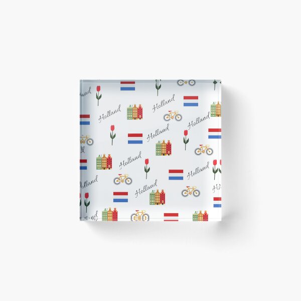 Item preview, Holland, Netherlands, Amsterdam, I love Holland, Holland flag designed and sold by Traveledesigns.