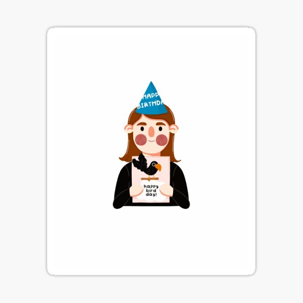 Meredith Palmer - The Office "Bird Day" Sticker