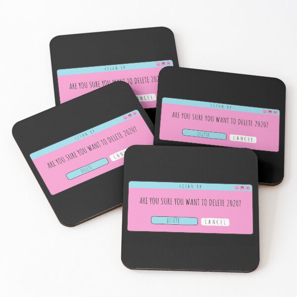 Item preview, Are you sure you want to delete 2020? Error 2020 not found Funny Quote Pink Laptop Gift  designed and sold by conceptDVS.