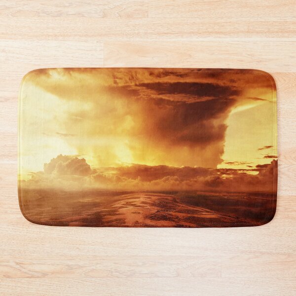 Item preview, Sunset Hurricane turbulent red ocean wave designed and sold by Nigflute.