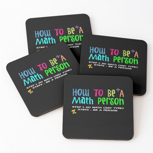 Item preview, How To Be A Math Person Funny Students Kids Gift designed and sold by Akmloza.