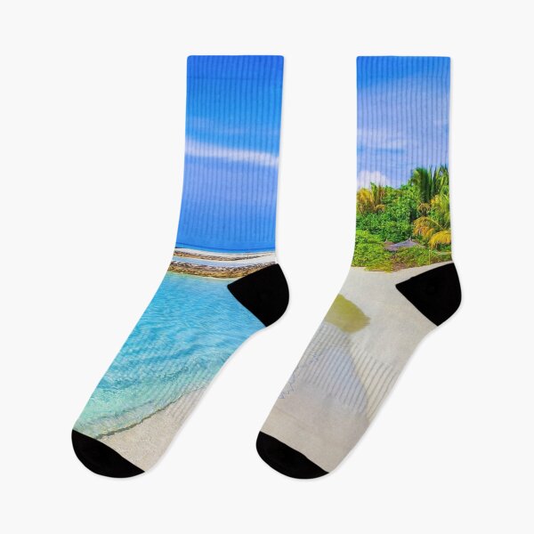 Item preview, Blue ocean wave bright sky by the beach designed and sold by Nigflute.