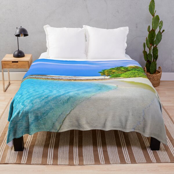 Item preview, Blue ocean wave bright sky by the beach designed and sold by Nigflute.