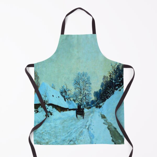 Item preview, Cart on the Snow Covered Road with Saint Simeon Farm-Claude Monet designed and sold by LexBauer.