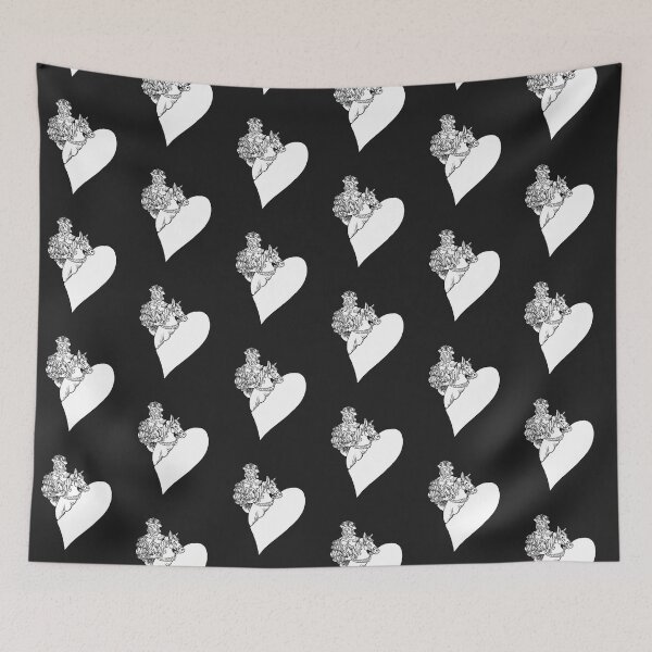 Item preview, Black and White Heart Jumper designed and sold by Nealoc.