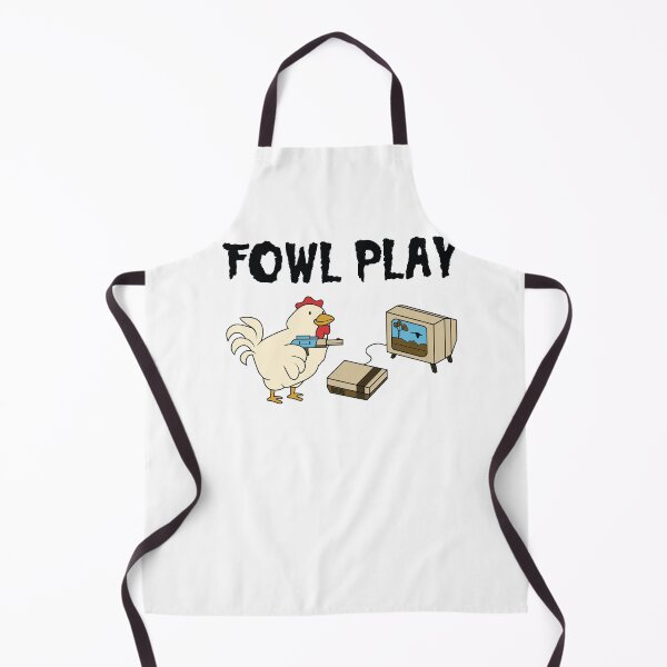 Item preview, Funny Clever Fowl Play Chicken Pun design designed and sold by jakehughes2015.