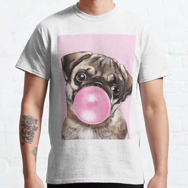 Black Infant T-Shirt Dark TooLoud I Heart My Cute Pug Dog 