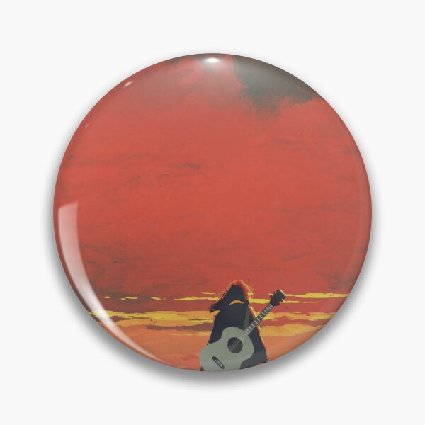 Item preview, Woman with Guitar by the Sea designed and sold by Ethiyo.
