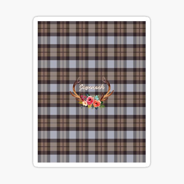Aperçu de l'œuvre Sassenach sur le tartan de Fraser créée et vendue par Caspit.