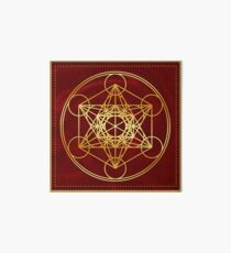 Metatrons Cube, Flower of life, Sacred Geometry Art Board