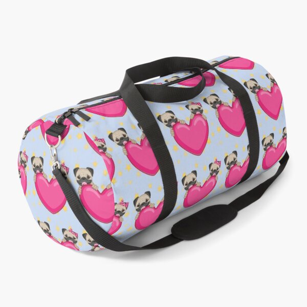 Item preview, Pug Dog Art Pugs puppy funny cute dogs married love friends heart designed and sold by Coolstuff4you71.