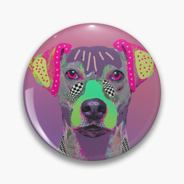 Artikelvorschau, Psychedelic Dog Portrait Animal Art entworfen und verkauft von NancyMerkle.