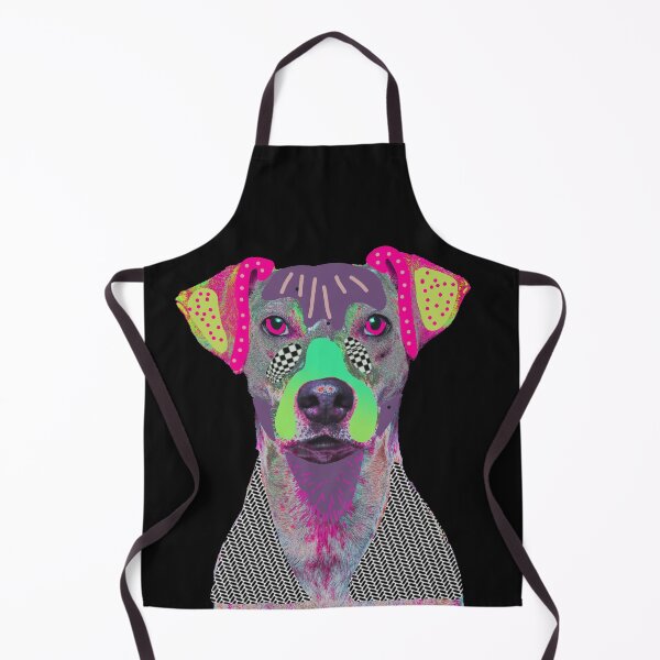 Artikelvorschau, Psychedelic Dog Portrait Animal Art entworfen und verkauft von NancyMerkle.