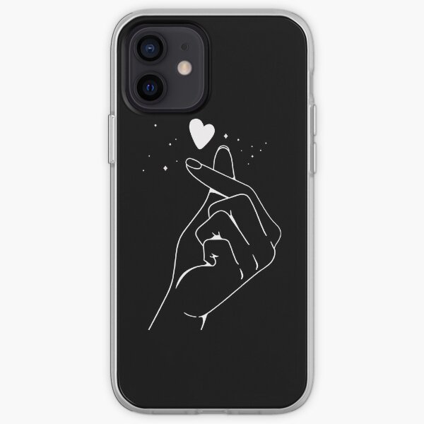 Dedo corazón Funda blanda para iPhone