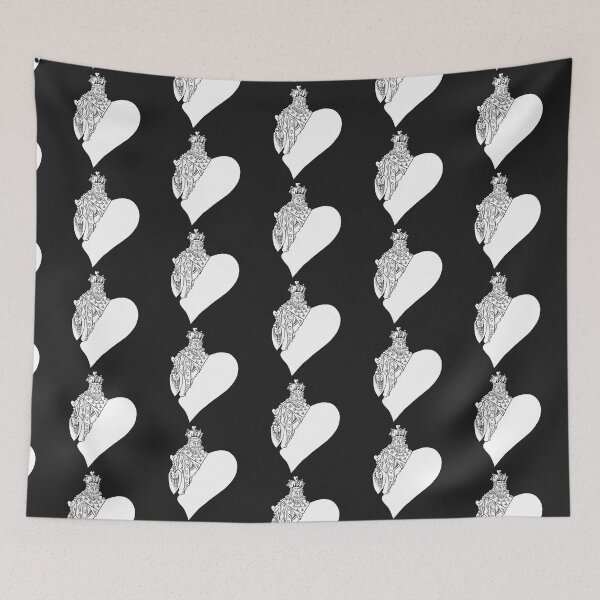 Item preview, King of Hearts Black and White designed and sold by Nealoc.