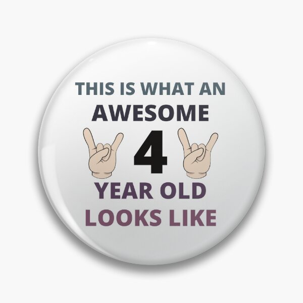 Item preview, What An Awesome 4 Year Old Looks Like shirt,What An Awesome 4 Year Old Looks Like.Girl 4th birthday t-shirt with white Glitter print designed and sold by BousboulaStorie.