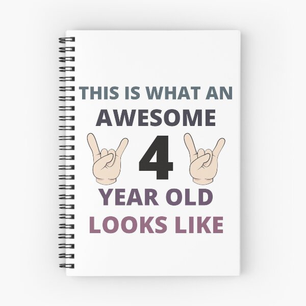 Item preview, What An Awesome 4 Year Old Looks Like shirt,What An Awesome 4 Year Old Looks Like.Girl 4th birthday t-shirt with white Glitter print designed and sold by BousboulaStorie.
