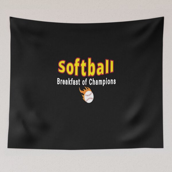Item preview, Funny Softball Shirt - Breakfast of Champions T-Shirt designed and sold by alikassi.