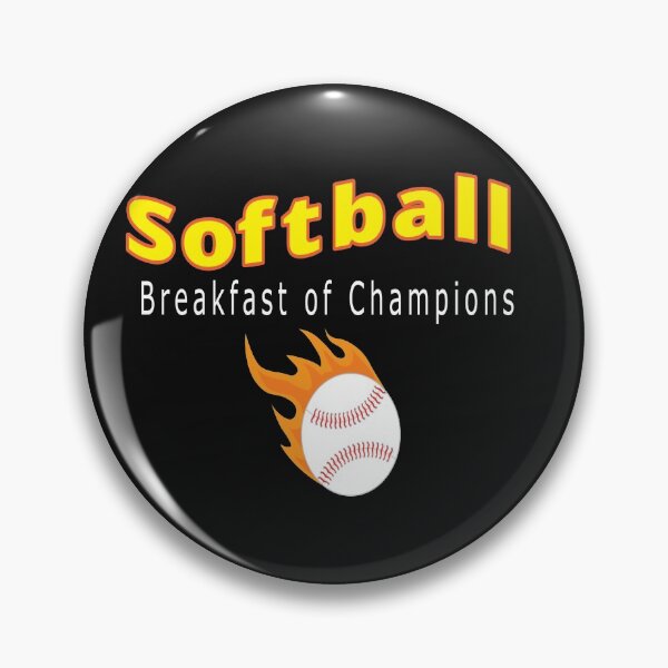 Item preview, Funny Softball Shirt - Breakfast of Champions T-Shirt designed and sold by alikassi.