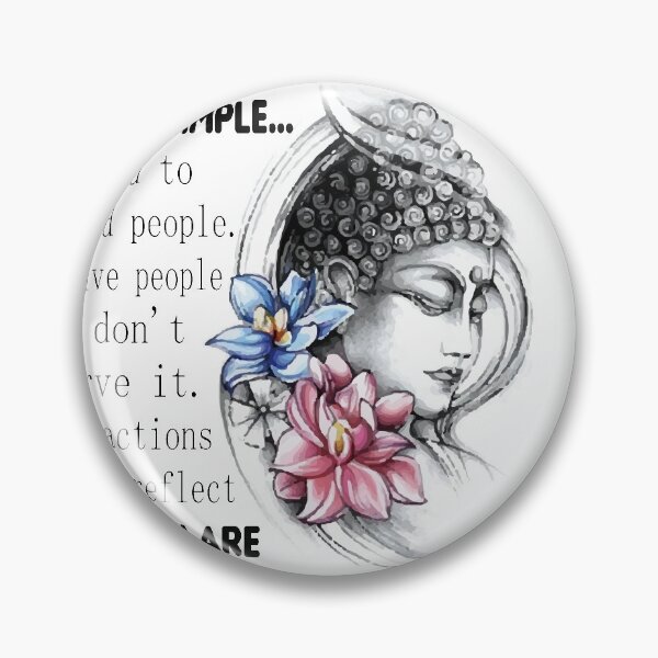 Item preview, be an example - bouddha karma quote, bouddha stickers  designed and sold by doitwithlove.