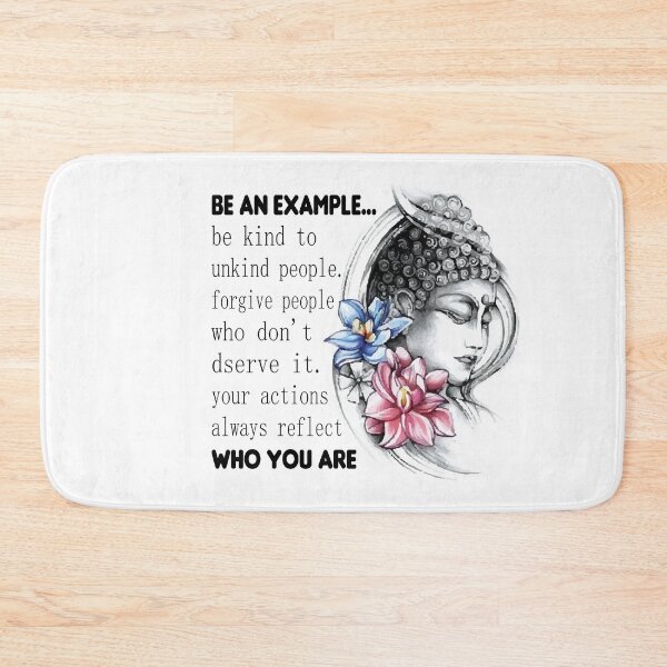 Item preview, be an example - bouddha karma quote, bouddha stickers  designed and sold by doitwithlove.
