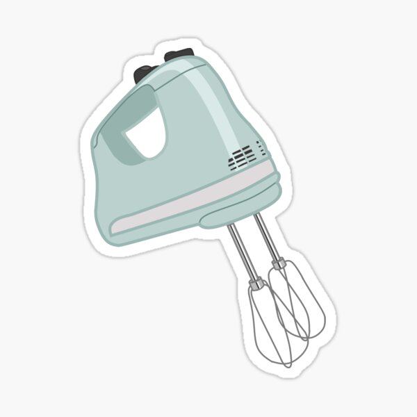 "Mint Green Hand Mixer" Sticker for Sale by Michelleerosee Redbubble