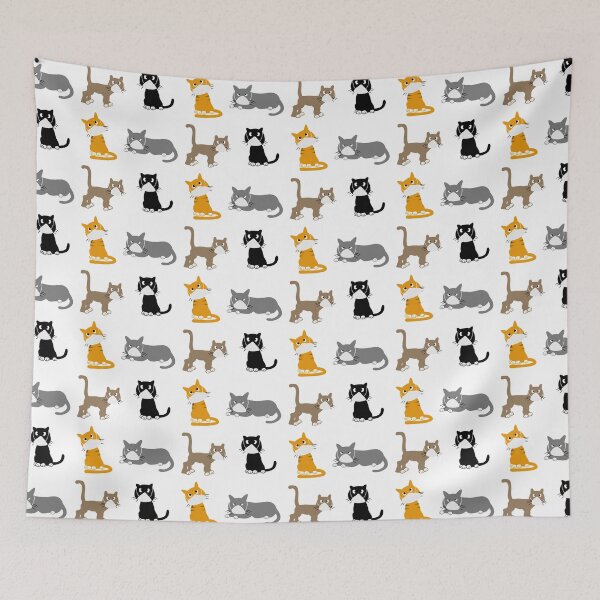 Item preview, Stay Safe Cats designed and sold by Cute-Kingdom.