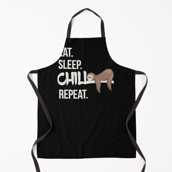 Item preview, Eat Sleep Chill Repeat Cute Chilling Sleepy Sloth designed and sold by Skizzenmonster.