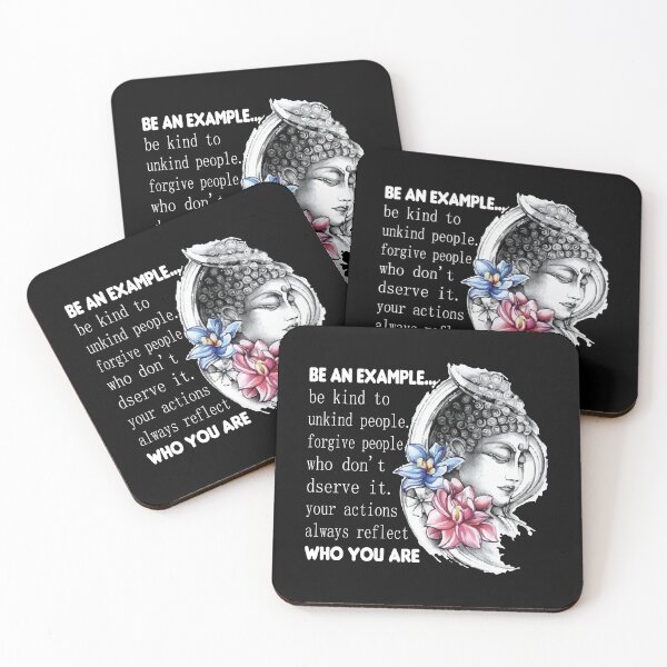 Item preview, be an example - bouddha karma quote, bouddha stickers  designed and sold by doitwithlove.